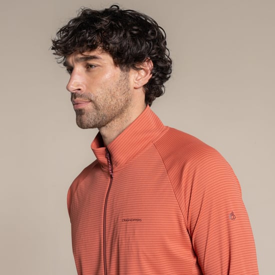 Craghoppers Heren Nosilife Half Zip Pullover (Donkere Sahara) - Image 4