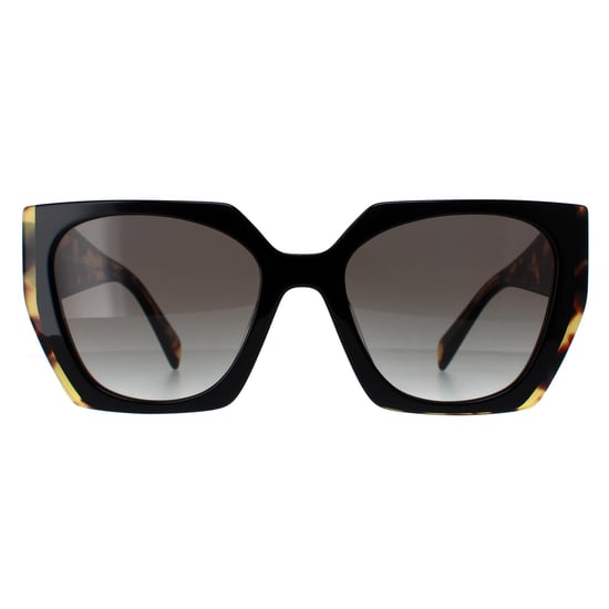 Prada PR15WS 3890A7 zwart en medium tortoise lichtgrijs gradiënt zonnebril - Image 1