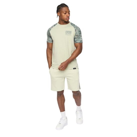 Crosshatch Heren Branton Shorts (Licht Olijf) - Image 4