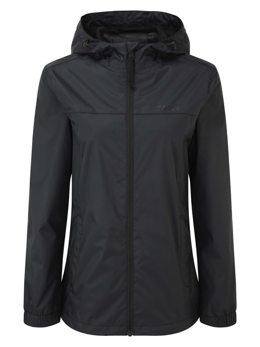 Craven Women's Waterproof Packaway Jacket Black - Image 5