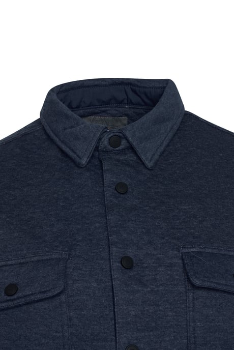 Virgil Quilted Overshirt in Blue - Image 5