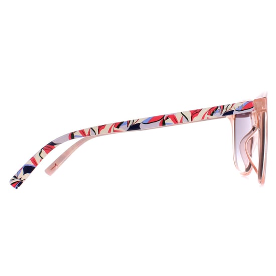 Ted Baker TB1646 Delfi 203 transparant roze grijs gradiënt zonnebril - Image 4