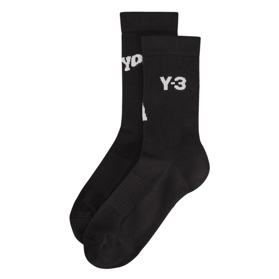 Men's Y-3 Crew Socks in Black - Image 1