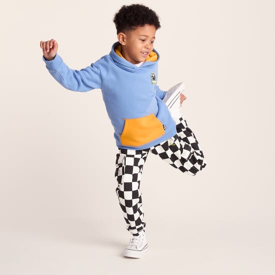 Polypay Kids Shaun the Sheep Sweat Pant - Black Woolly Checkerboard - Image 6
