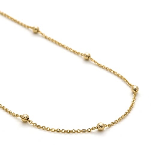 Luxenter Liydat-halsband,tillverkat av 18 karat gult guld,med rodiumfinish - Image 6