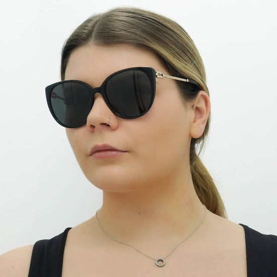 Bvlgari Cat Eye Womens Black Dark Grey BV8251 - Image 5