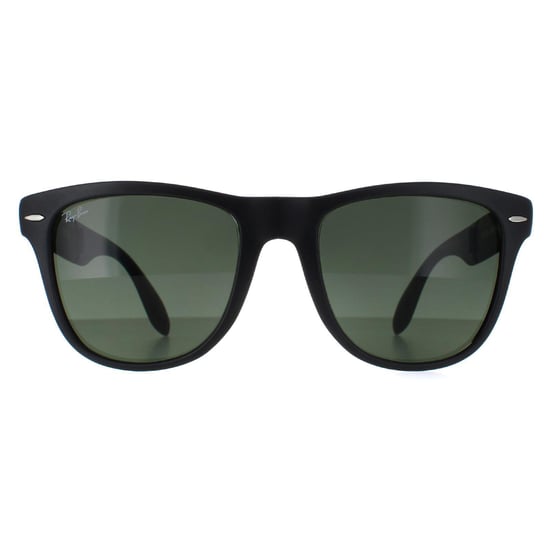 Ray-Ban Sunglasses Folding Wayfarer 4105 Matt Black Green 601S 54mm - Image 1