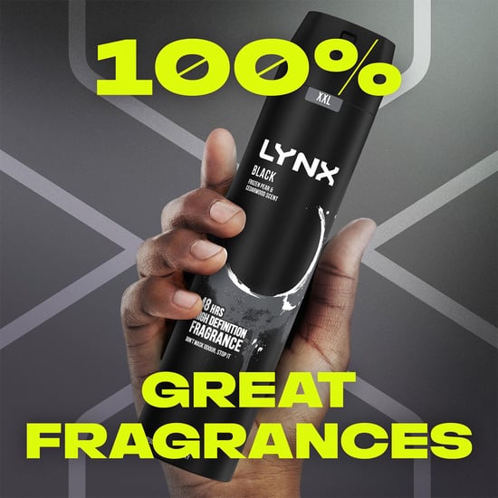 Lynx XXL Black 48-Hour High Definition Fragrance Body Spray Deodorant, 250ml - Image 4