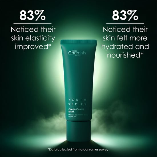 skinChemists Green Caviar Anti-Ageing Mask 50ml for Fine Lines, Wrinkles, Dryness - Image 2