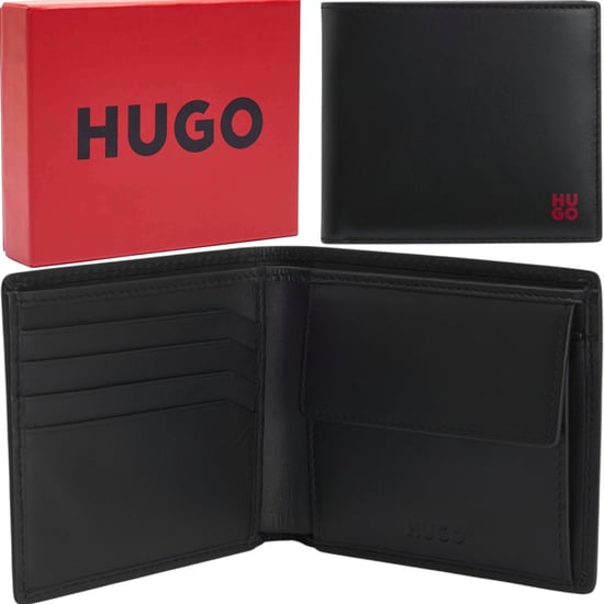 Hugo Boss Mens Leather Wallet Tibby_N_4cc Bifold Credit Cardholder - Image 1