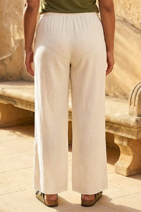 Curve Linen Mix Trousers - Image 3