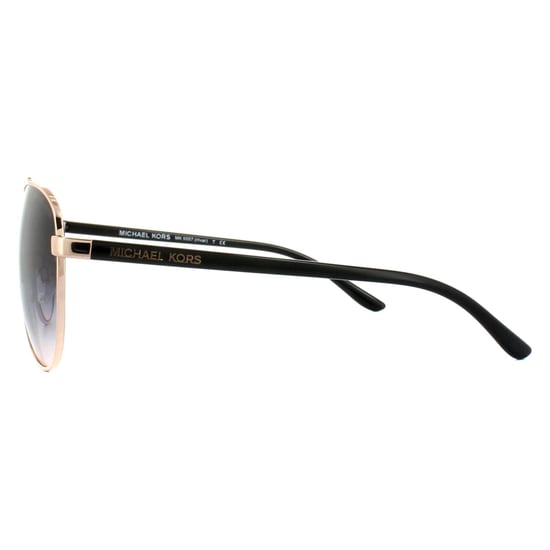 Michael Kors Aviator Womens Rose Gold Brown Gradient Sunglasses - Image 3