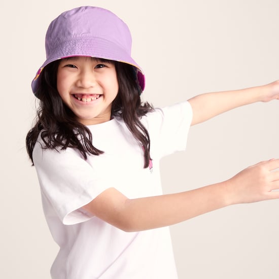 Balkhi Kids Shaun the Sheep Bucket Hat - Pink Cloud Print - Image 3