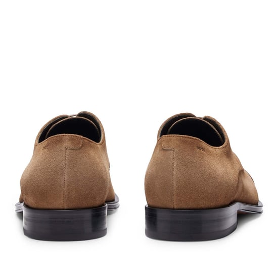 Men's Boss Derrek Derby Shoes in Beige - Image 5