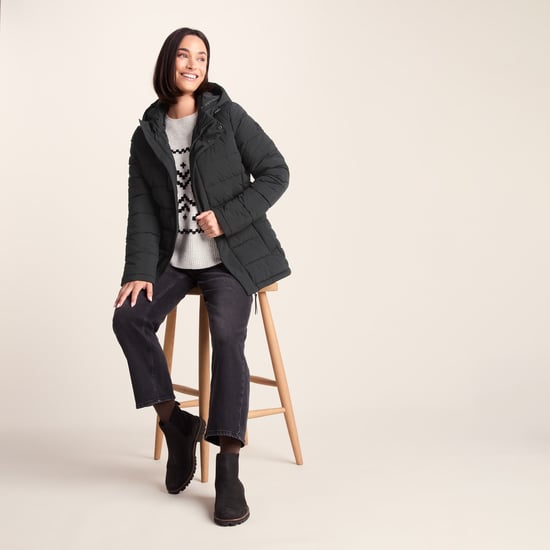 Sleight Womens Padded Short Parka Black - Image 4
