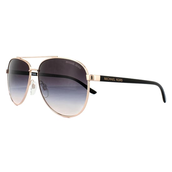 Michael Kors Aviator Womens Rose Gold Brown Gradient Sunglasses - Image 2