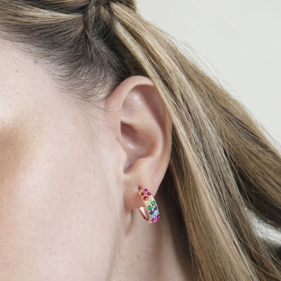Luxent Sterling Zilver 925 Oorbellen met Veelkleurige Zirkonia's in 18K Roségoud - Imewa - Image 4
