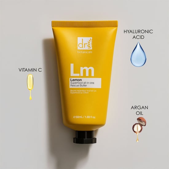Dr. Botanicals Advanced Lemon Superfood Anti-Ageing All-In-One Rescue Butter 50ml for Fine Lines, Wrinkles, Dryness - Image 3