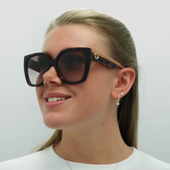 Gucci Square Womens Havana Crystal Brown Gradient GG1300S - Image 6