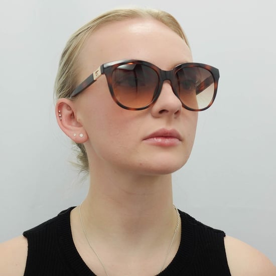 Guess Round Womens Blonde Havana Brown Gradient GU7850 - Image 6