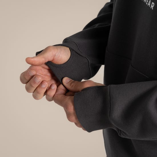 Craghoppers Mens Workwear Oulston Hoodie (Kolgrått) - Image 6