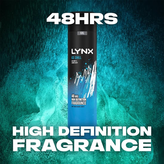 Lynx XXL Aerosol Deodorant Body Spray Ice Chill 48H Protection 250ml, 30Pack - Image 2