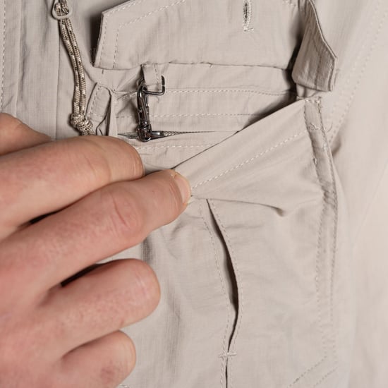 Craghoppers Mens Adventure III Nosilife Long-Sleeved Shirt (Parchment) - Image 4