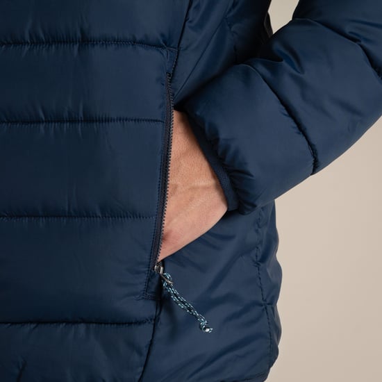 Craghoppers Mens Compresslite IX Hooded Padded Jacket (Blue Navy) - Image 4