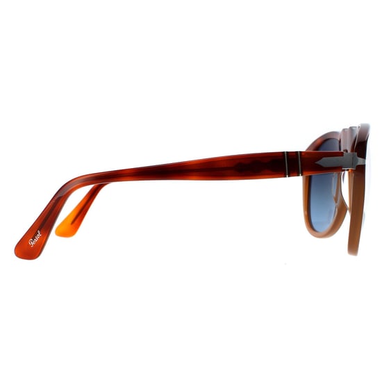 Persol Solglasögon 0649 1025S3 Resina e Sale Brun Blå Polariserad 54mm - Image 4