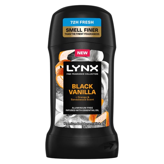 Lynx Deodorant Stick Black Vanilla with 72Hrs Freshness 50ml, 12 Pack - Image 2