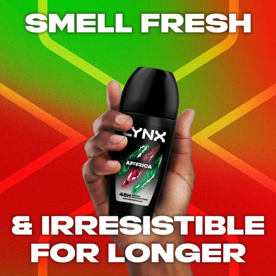 Lynx Africa Anti Perspirant Roll On 48 Hours Anti Sweat Protection 50ml, 12 Pack - Image 4