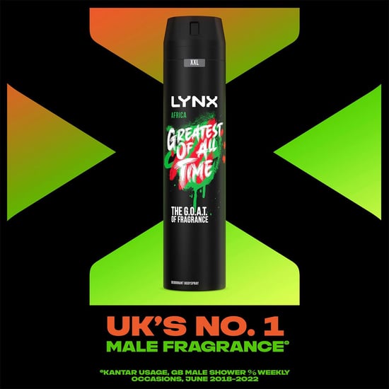 Lynx XXL Africa 48-Hour High Definition Fragrance Body Spray Deodorant, 6x250ml - Image 4