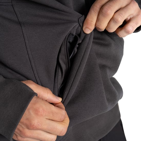Craghoppers Mens Workwear Oulston Hoodie (Kolgrått) - Image 3