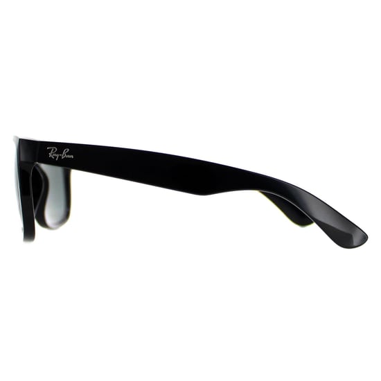 Ray-Ban Sunglasses Justin 4165 601/71 Shiny Black Green - Image 3