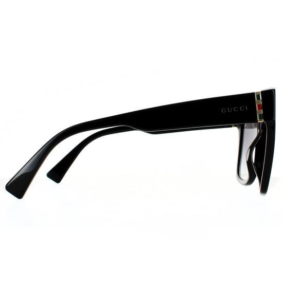 Gucci Square Womens Black Grey Gradient Sunglasses - Image 4