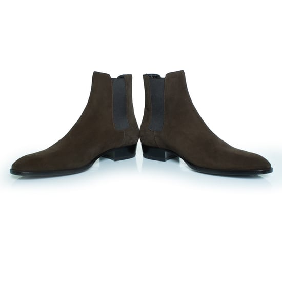 Saint Laurent Kaki mocka Chelsea-ankelboots - Image 6