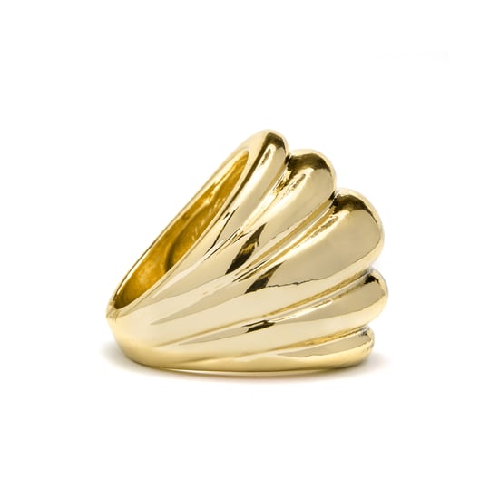 Luxenter Abalt-ring i 18 karat gult guld - Image 3
