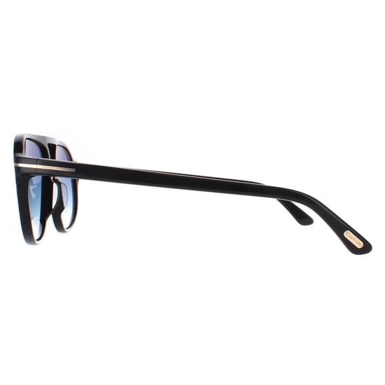 Tom Ford Sunglasses 0447 Jacob 01P Shiny Black Green Gradient - Image 3