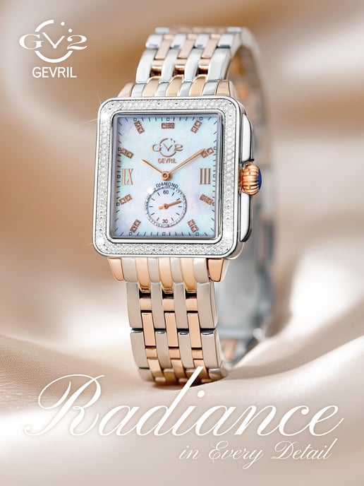 Bari Tortoise, Swiss Quartz Watch, White MOP Dial, 316L Stainless Steel, and Sapphire Crystal - Image 4