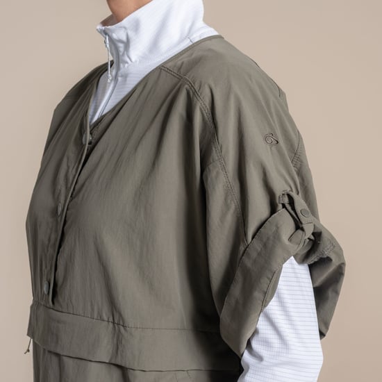 Craghoppers Womens/Ladies Medina Nosilife Overhead Short-Sleeved Shirt (Wild Olive) - Image 4