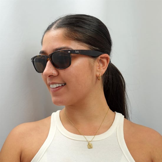 Ray-Ban Zonnebril Nieuwe Wayfarer 2132 902/57 Schildpad Bruin Gepolariseerde 55mm - Image 6