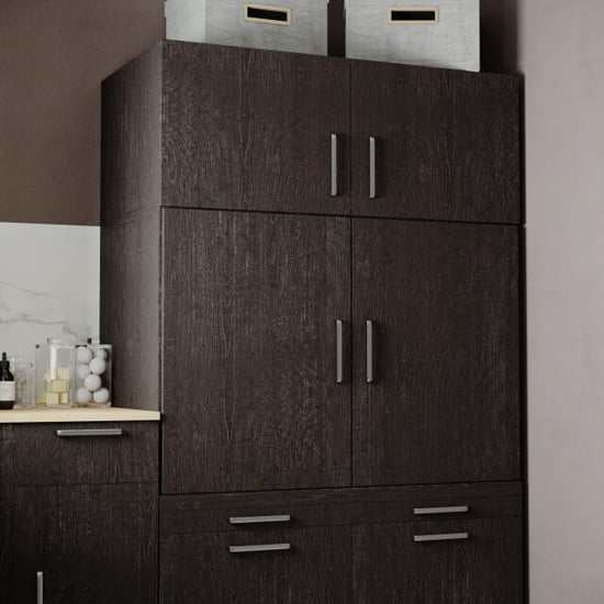 Wasophoogte Wasmachine kast deur module z15 – Ébène zwart - Image 3