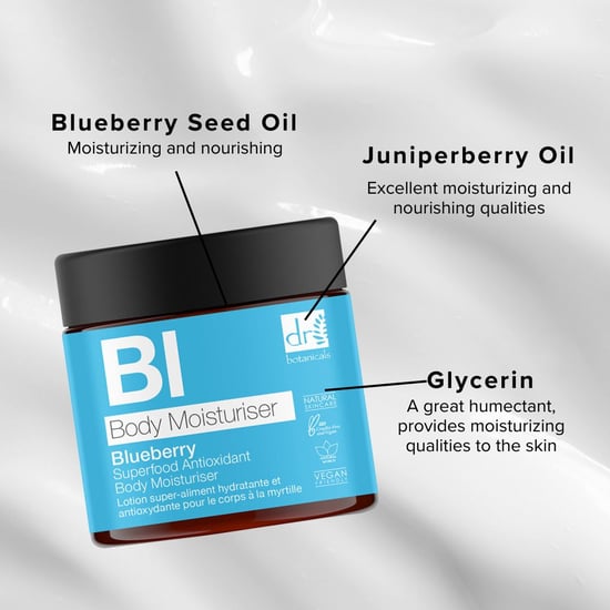Dr. Botanicals Blueberry Superfood Anti-Ageing Antioxidant Body Moisturiser 60ml for Fine Lines, Wrinkles, Dullness - Image 2