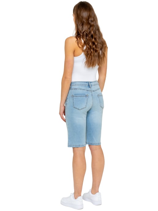Enzo | Womens Long Denim Shorts - Image 6