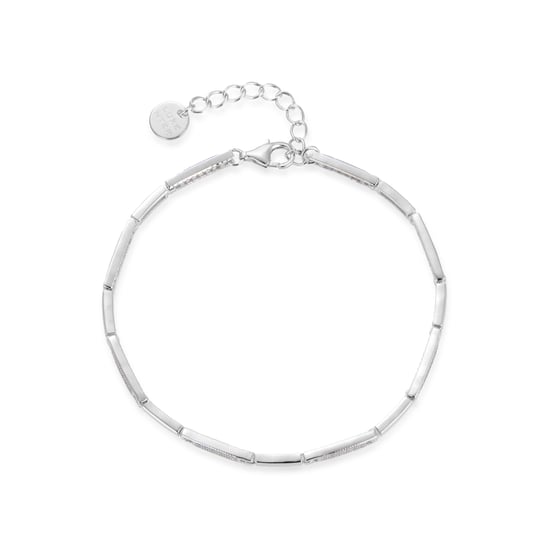 Luxenter kinusi bracelet in 925 sterling silver and shiny rhodium-plated zirconia finish - Image 3