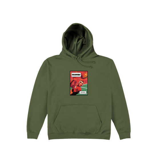 Pierce Archive Touchdown! Evergreen Hoodie - Image 1