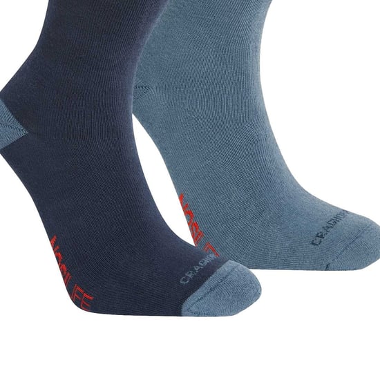 Craghoppers Unisex Adult Insect Repellent Socks (Pack of 2) (Blue Navy/Blue Stone) - Image 3