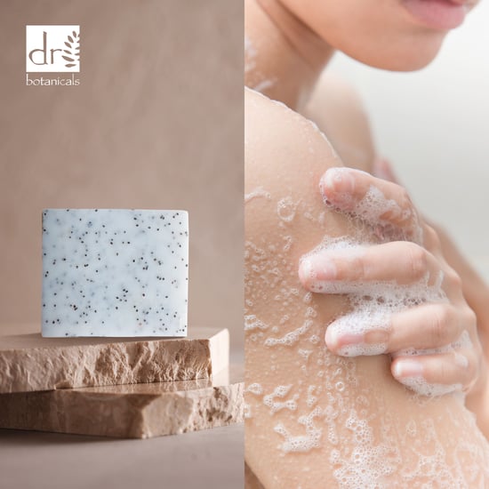 Dr. Botanicals Advanced Anti-Ageing Strawberry & Poppy Seed Cleansing Bar 100g for Fine Lines, Wrinkles, Dullness - Image 3