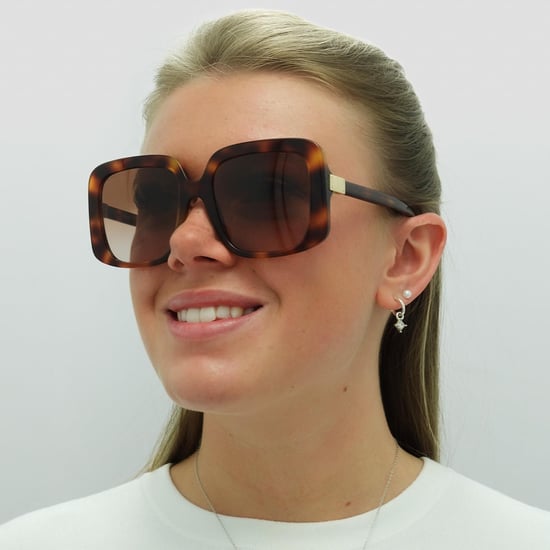 Burberry Square Womens Light Havana Brown Gradient BE4363 - Image 6