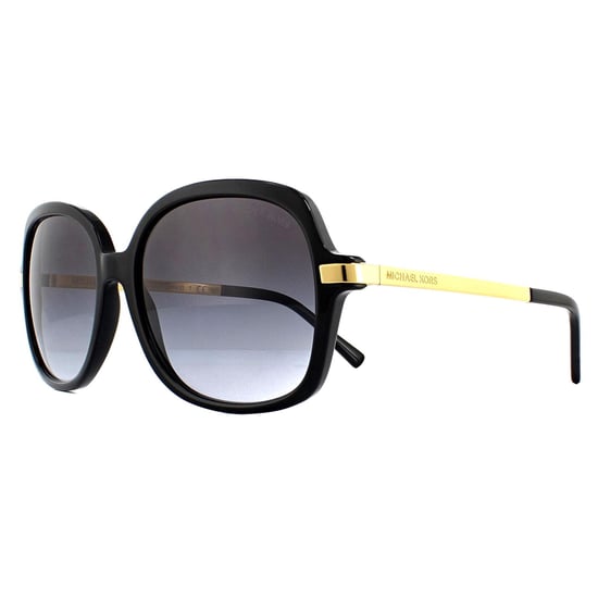 Michael Kors Square Womens Black Gold Light Grey Gradient Sunglasses - Image 2